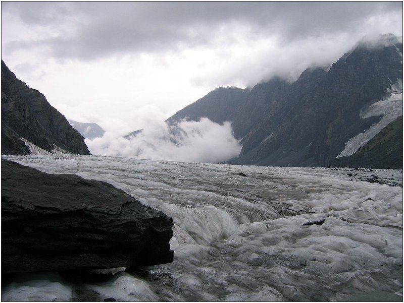 ледник, алтай У природы нет плохой погоды...photo preview