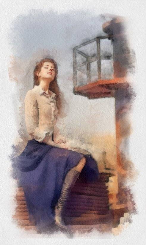 Ghosts of the "Flying Dutchman" - Aquarell. Автор: Nodvikoff , Nodvikoff