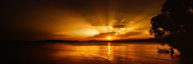 турция, улубат, вечер, закат, лодка Golden eyephoto preview