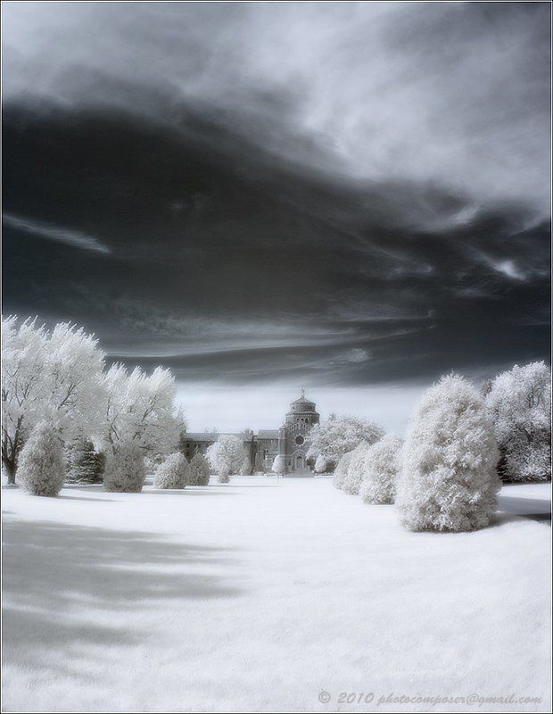 пейзаж, pilgrim, инфракрасный, infrared Our Lady\'s Chapel....photo preview