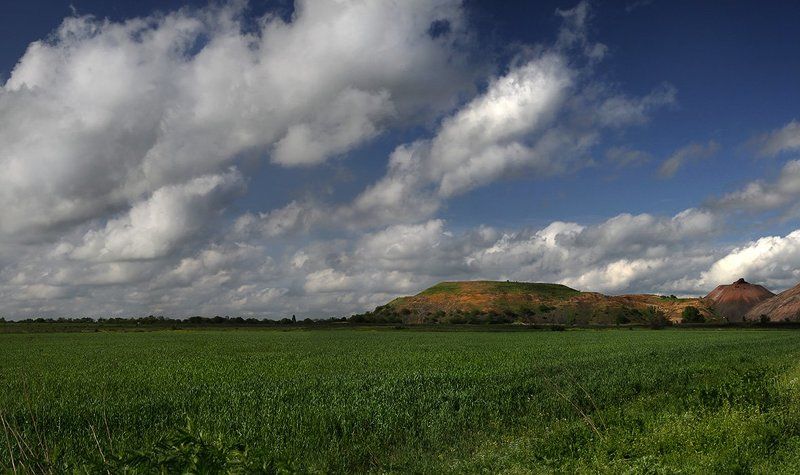 панорама, пейзаж, степь, весна Весна в степи под Новошахтинскомphoto preview