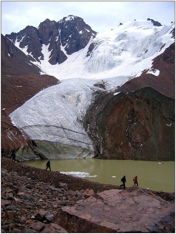 горы,тянь-шань, ледник, озеро Мороженное в шоколаде.photo preview