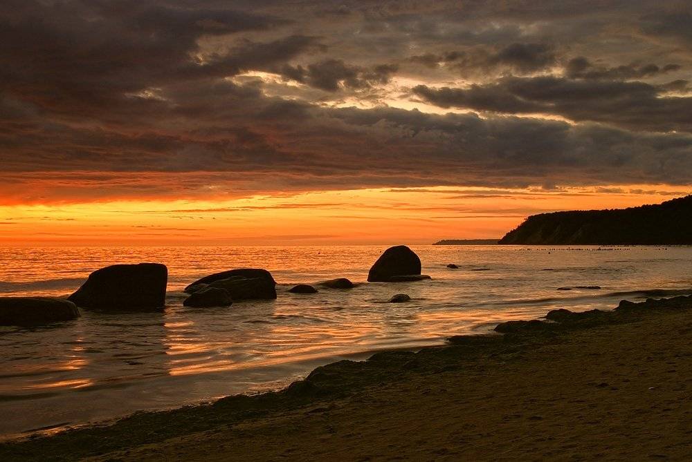 Янтарь заката. Автор: Александр Титаренко янтарь,балтика,закат, Александр Титаренко