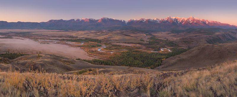 Утро в Курайской степиphoto preview