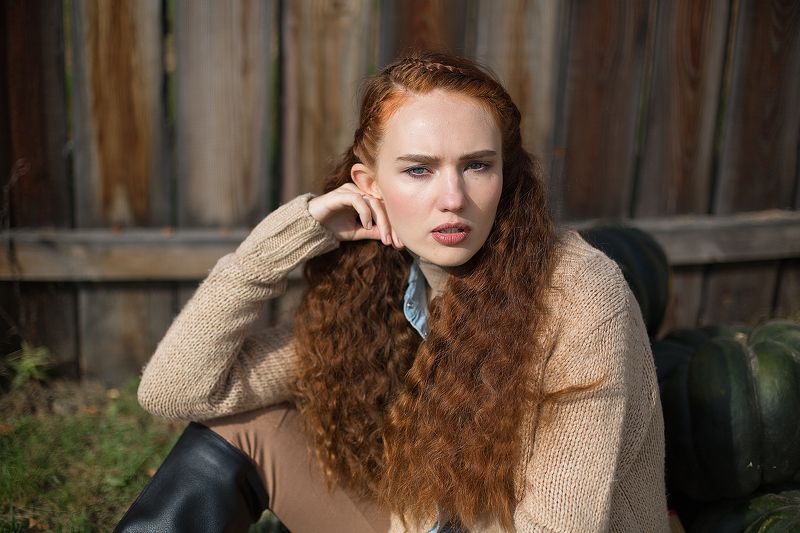 Модель, Осень, Осеньрыжая, Рыжая НАСТЯphoto preview