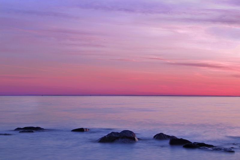 Nature, Sunset, Water, Waterscape, Вода, Выдержка, Длинная выдержка, Закат, Пейзаж SILENCEphoto preview