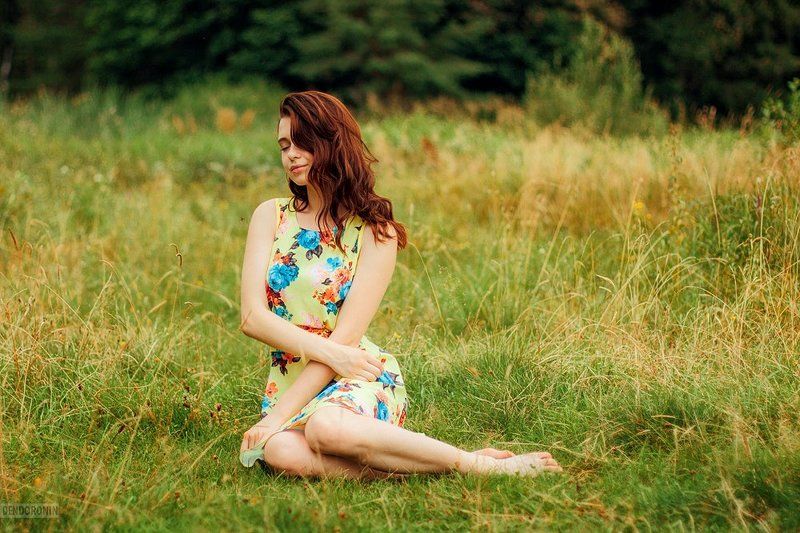 девушка, модель, красиво, красота, поле, лес, лето, август, деревня, тверская область Kt1photo preview