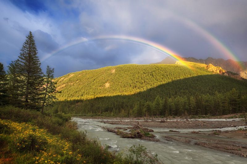 Вечер в горах Алтаяphoto preview