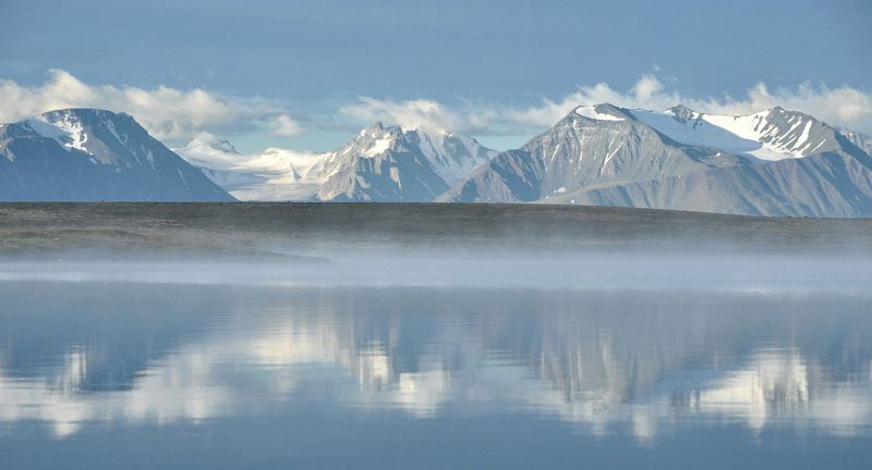 алтай утро на озере Кальджинкульphoto preview