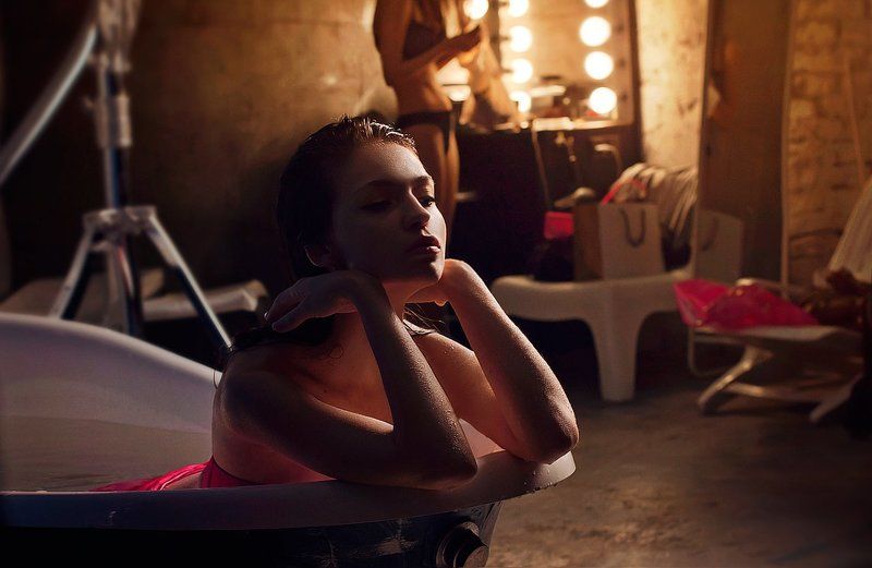 Beautiful, Emotion, Girls, Model, Portrait Backstagephoto preview