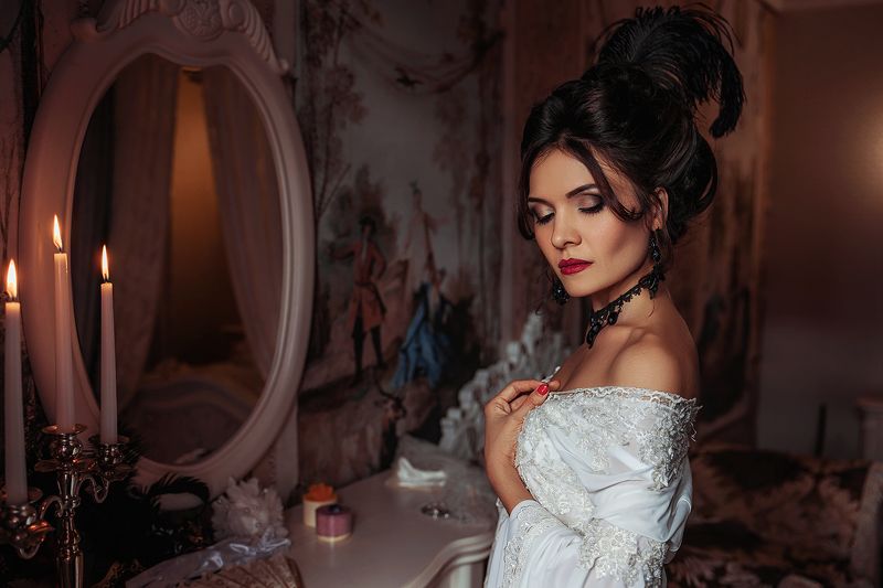 nikon, 35mm, будуар, портрет, барокко ***photo preview