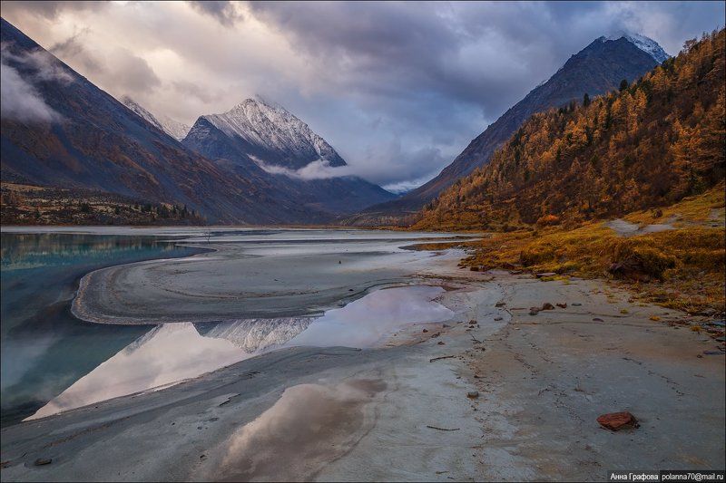 Аккем, Алтай, Аня графова, Горный алтай, Горы, Катунский хребет, Осень Осенний Аккемphoto preview