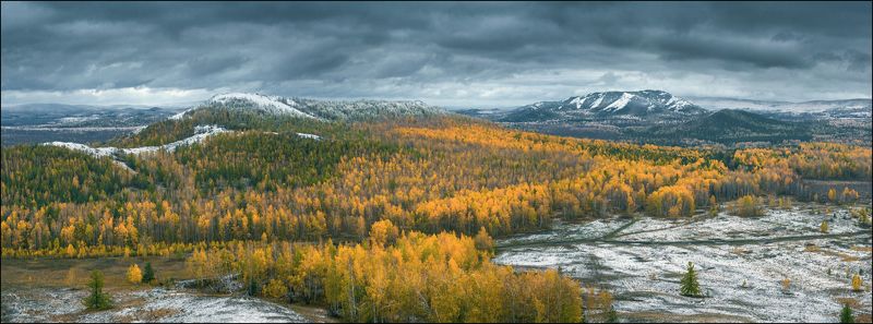 Горы, Снег, Урал Первый Уральский снегphoto preview