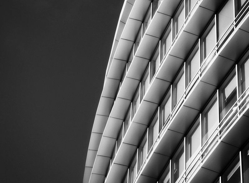 здание, чб, минимализ, город, архитектура, офис Ячейкиphoto preview