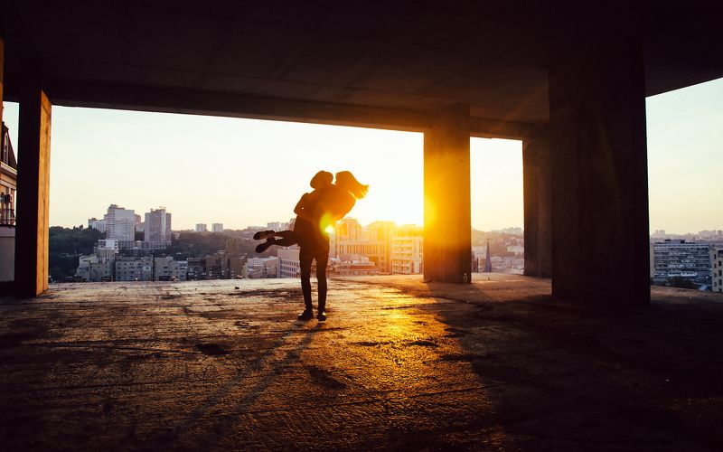 любовь, лавстори, свет В лучах солнцаphoto preview