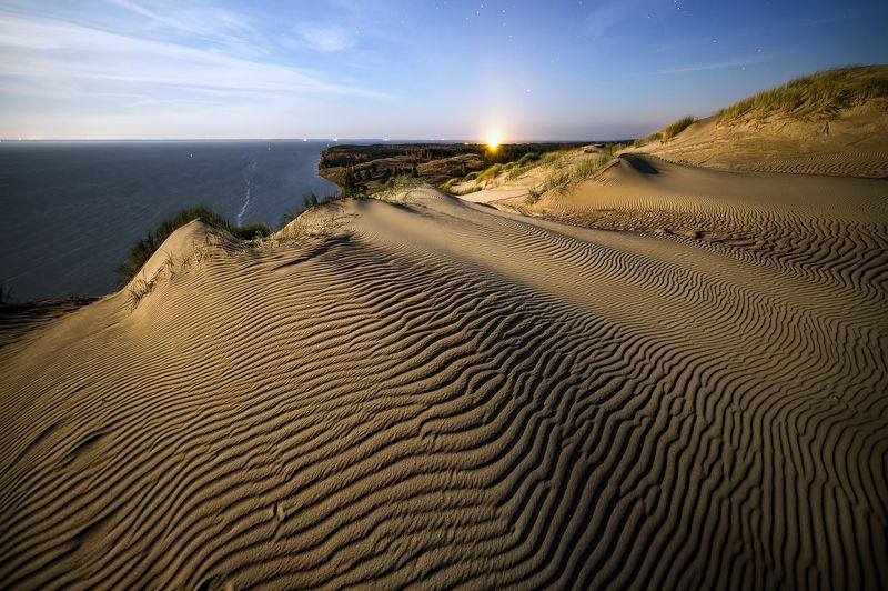 long exposure,куршская коса,landscape,night photography Куршская косаphoto preview