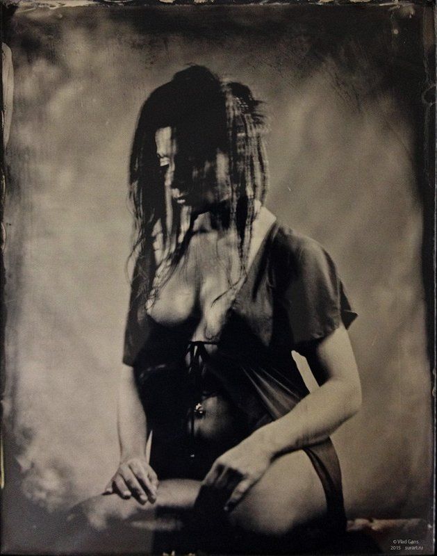 Амбротип на стекле ***photo preview