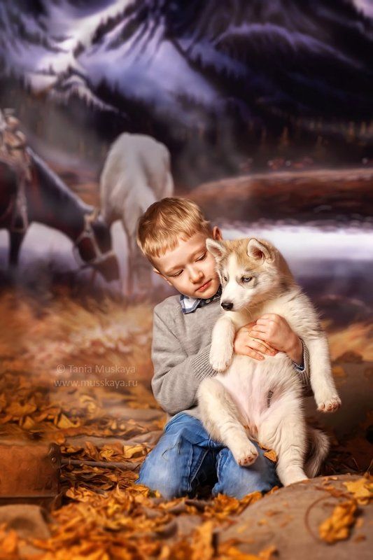 фотосессия с хаски Спокойствиеphoto preview