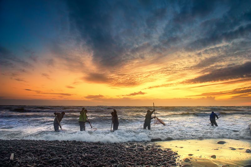 Landscape Янтарный вечерphoto preview