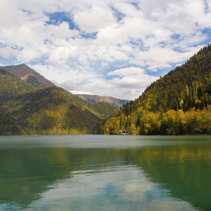 абхазия, пейзаж, горы, рица Осень в Абхазииphoto preview