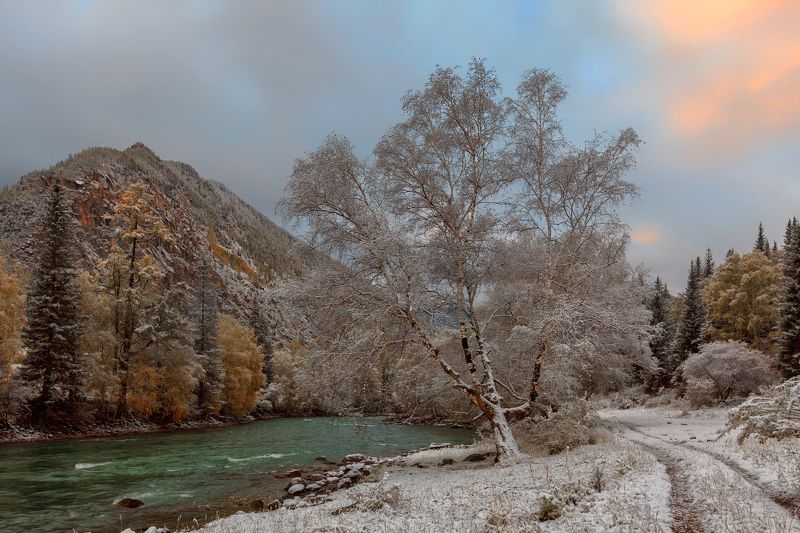 Холодное утро на реке Чуяphoto preview