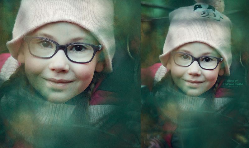 осень, дети, девочка, в очках, лес Анжелаphoto preview