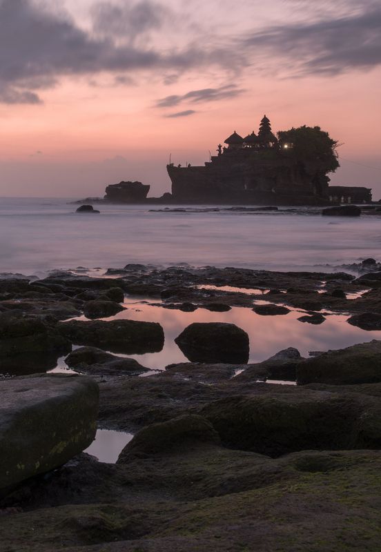 храм, бали, остров, экзотика, загадка, закат, рассвет Танах Лотphoto preview