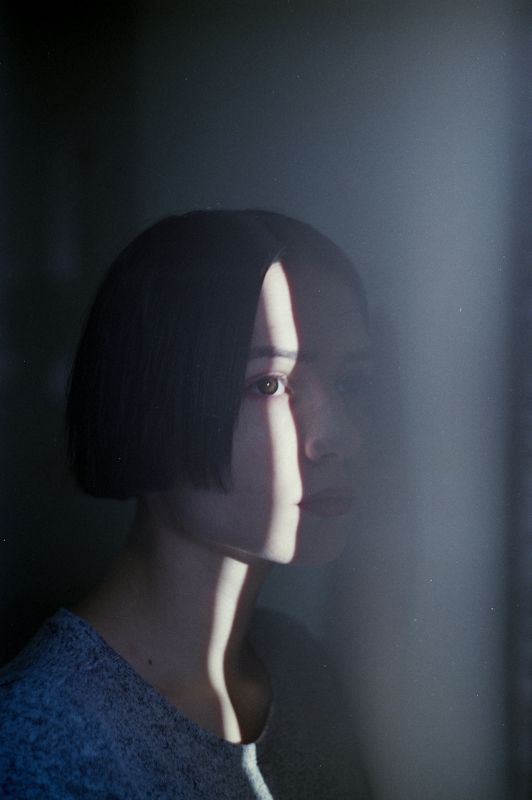 #film #fujifilm #160 #zenit #helios #portrait dark roomphoto preview