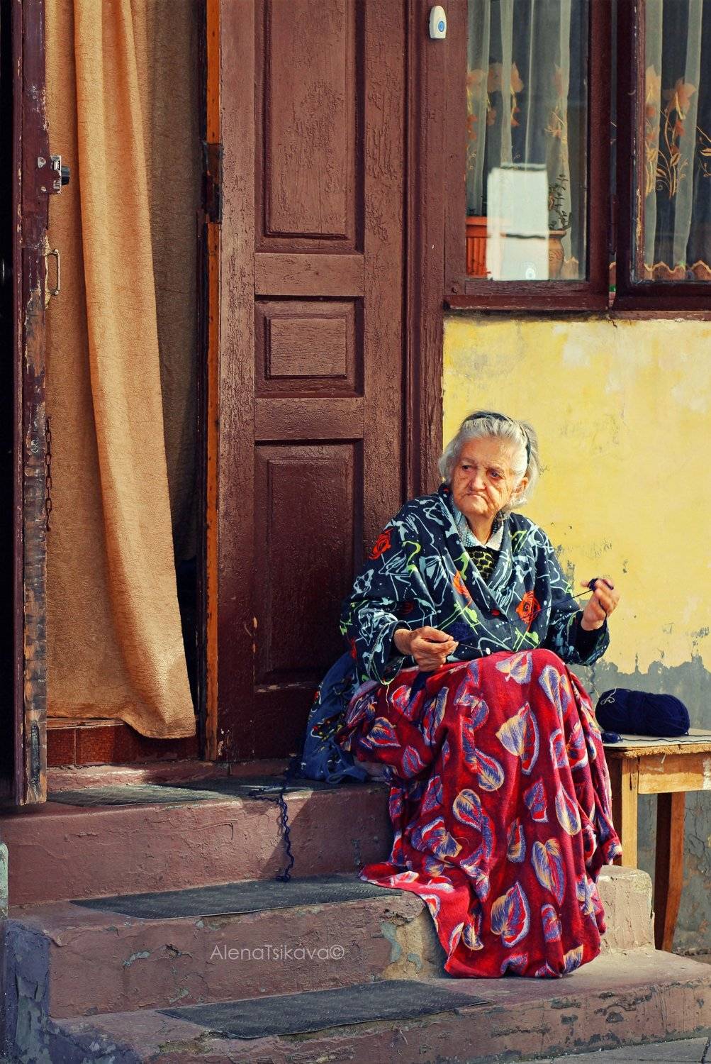 за пряжей. Автор: Алёна Цикава женщина репортаж грузия пряжа портрет жанр, Алёна Цикава
