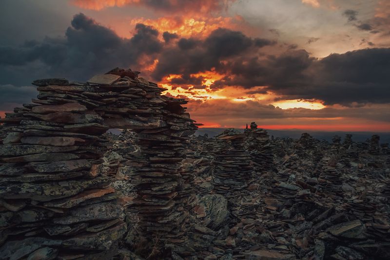 алтай, весна, перевал , горный алтай, закат, перспектива , пейзаж , горы, облака, армагеддонphoto preview
