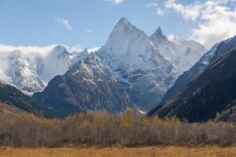 горы, пейзаж, домбай, осень осень в горахphoto preview