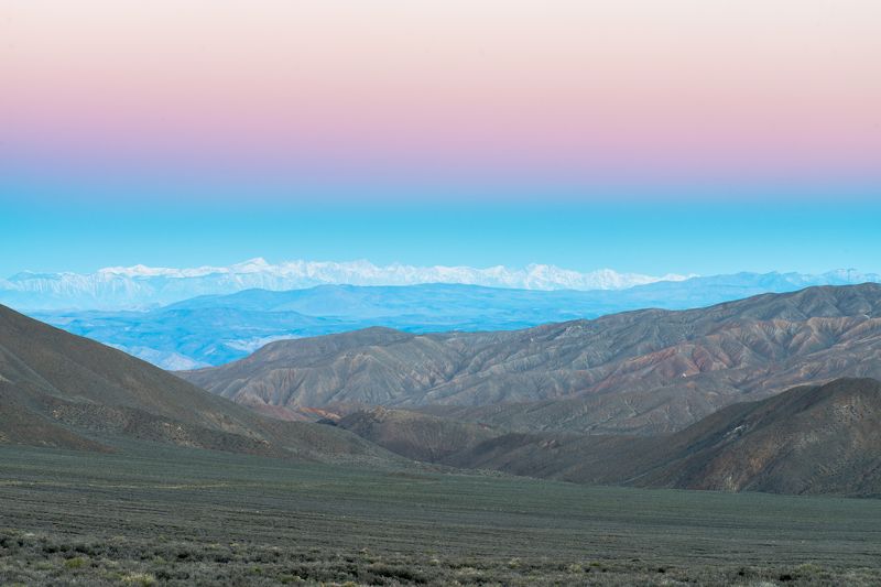 California, death valley, sunrise, mountains, desert Безмятежность утра.photo preview