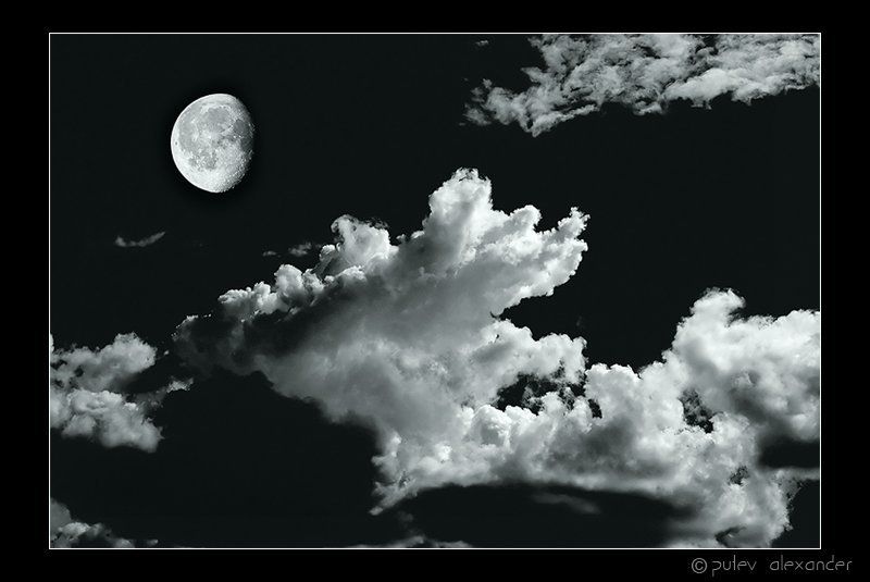 ночь,луна,бессонница Когда не спится в ночь глухую...... фото превью