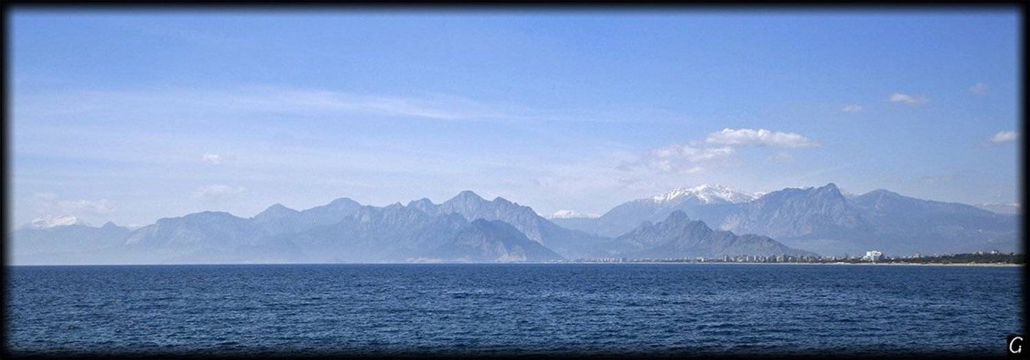 Анталийские горы. Автор: Gorshkov Igor_Feanorus турция, анталия, горы, море, апрель, Gorshkov Igor_Feanorus