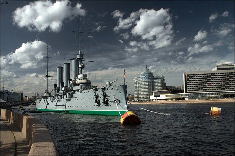 питер, аврора открытка про авроруphoto preview