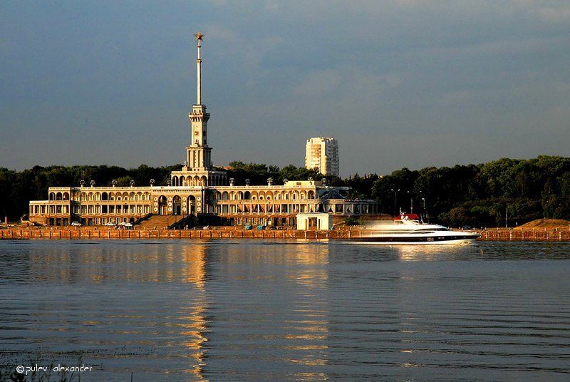 речной вокзал,вечер,закат Речной.... фото превью