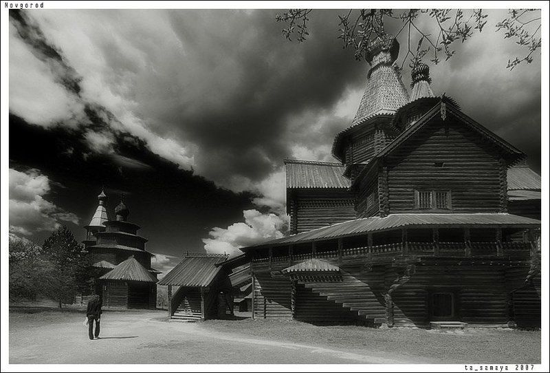 новгород Новгородские домики (мрачный вариант)photo preview