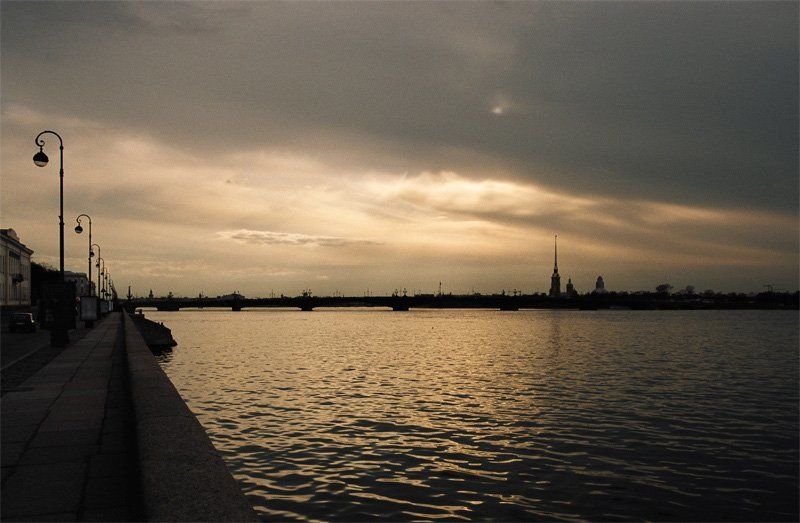 петербург, нева, вечер Evening tonalityphoto preview