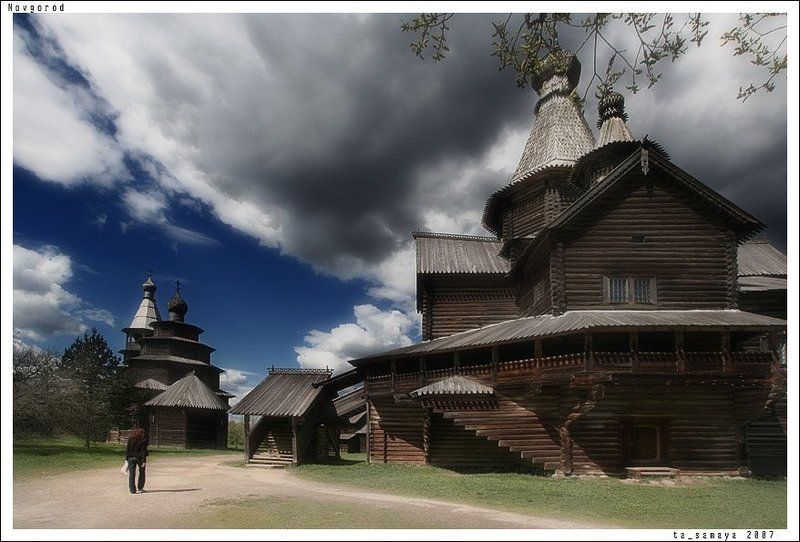 новгород Новгородские домики (цветной вариант)photo preview