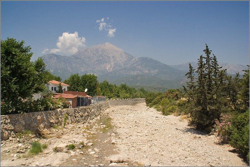 турция, кемер, текирова, русло реки русло рекиphoto preview