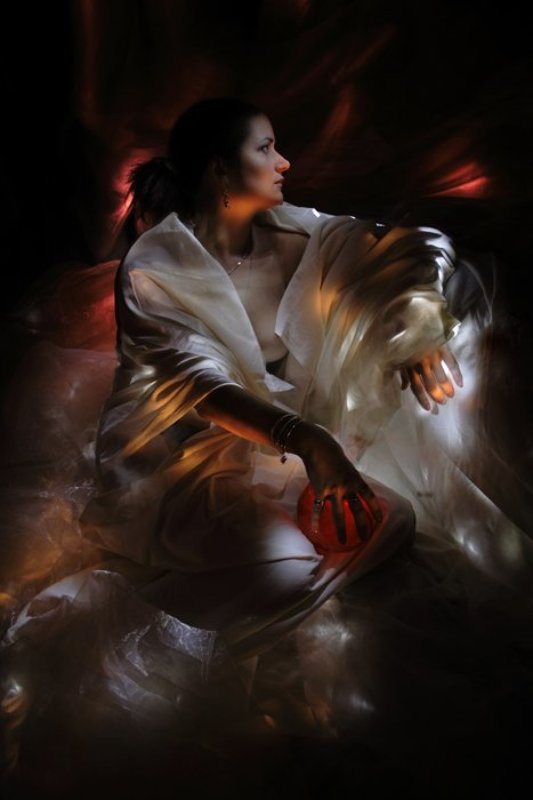 портрет, светографика Мемуары дамы трефphoto preview