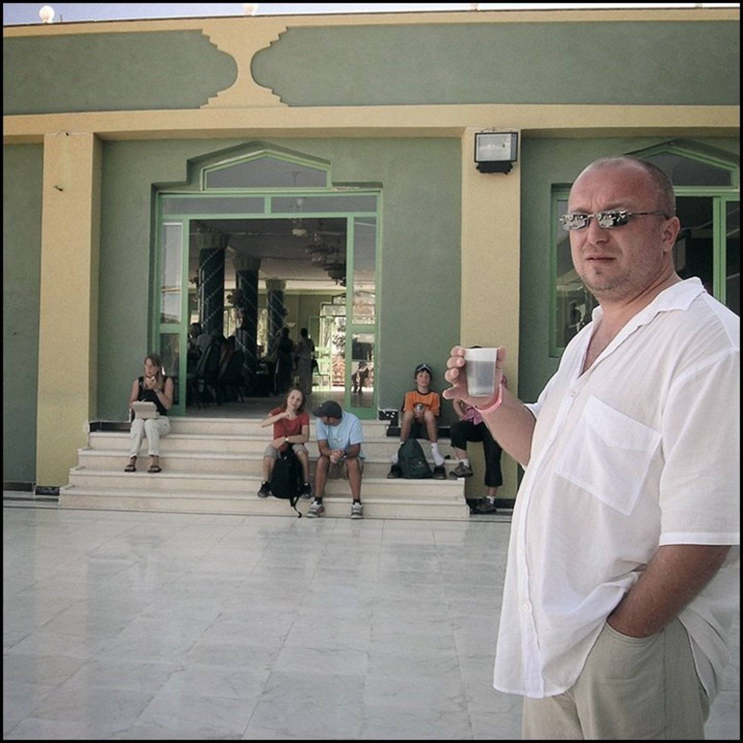 мужчина, стаканчик, завтрак, tynez