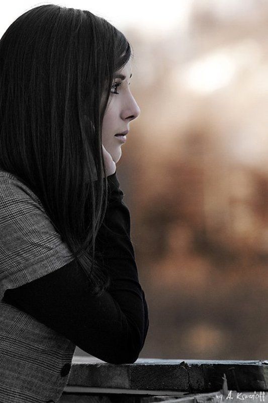 девушка портрет мечты куда приводят мечты...photo preview