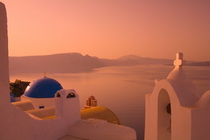 Восход на острове Санториниphoto preview