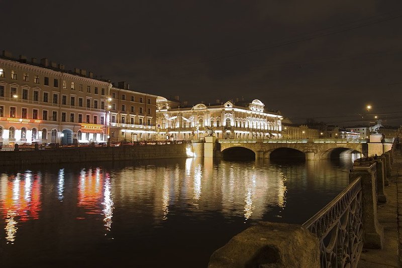 фонтанка, набережная, вечер Фонтанкаphoto preview