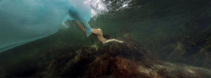 море,модель, крым, русалка Mermaidphoto preview