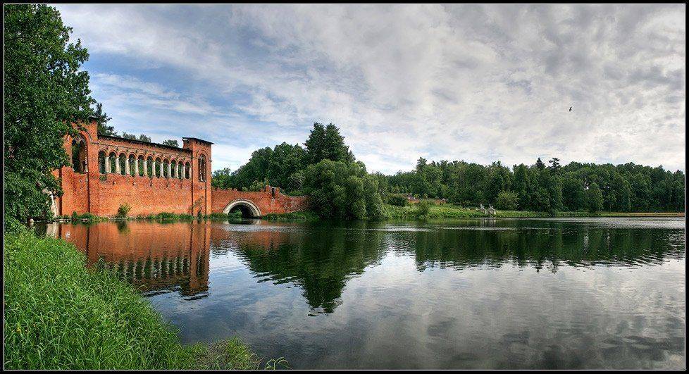 Марфино. Автор: Ольга панорама, 3, горизонтальных, кадра, Ольга