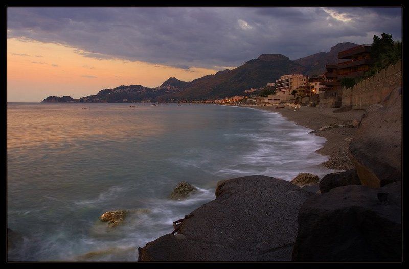 сицилия, италия, таормина, letoyanni, коза, с, нострой Рассвет в Letoyanni (сициля как она есть)photo preview