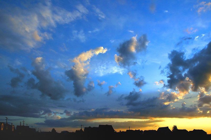 закат, облака, небо,курск В последний вечер полугодияphoto preview