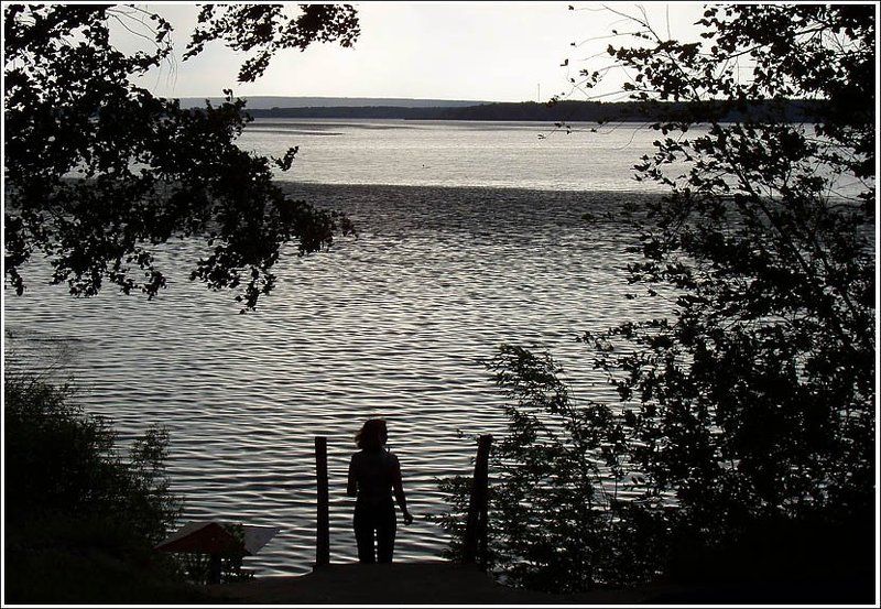 волга, гроза, лето Перед грозойphoto preview